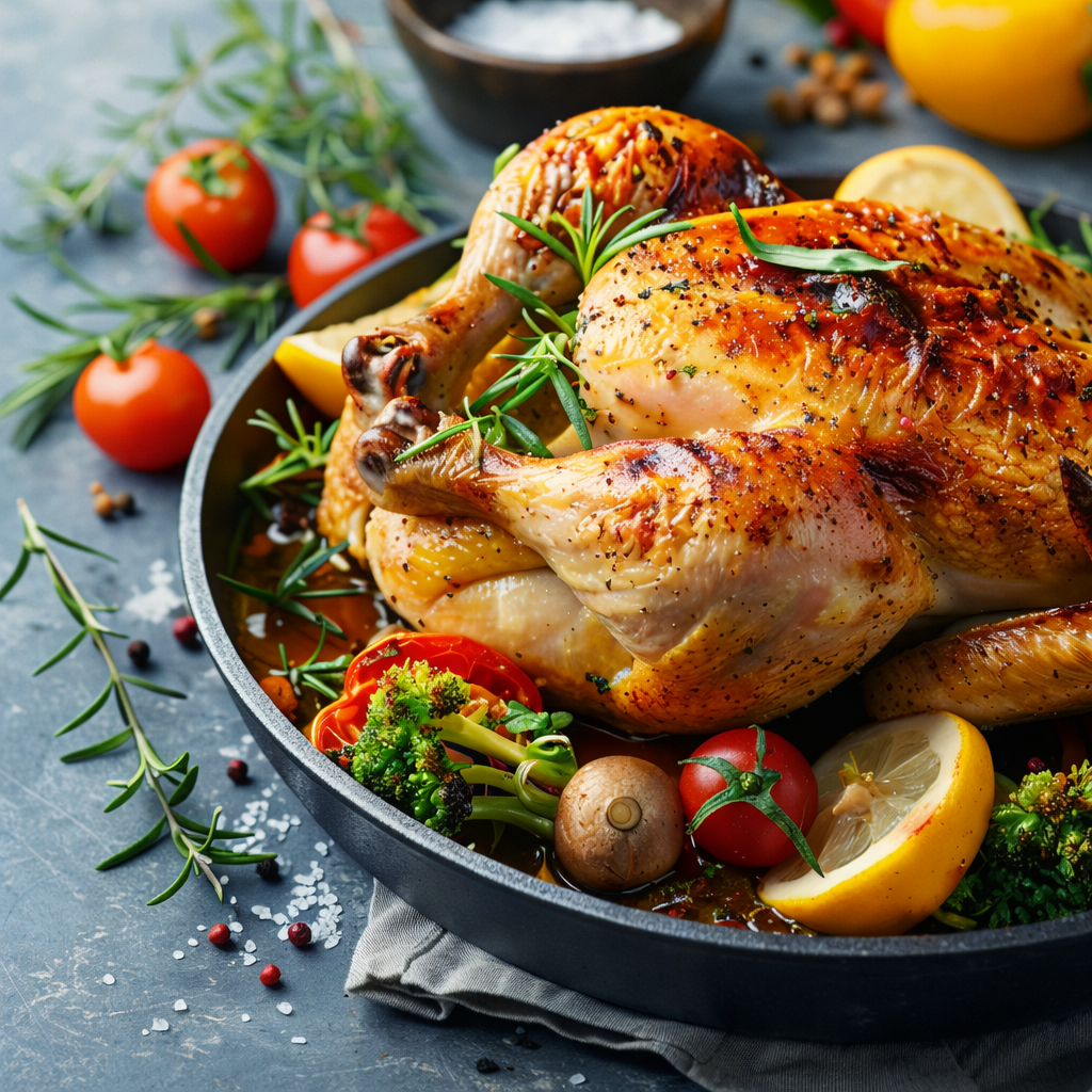 Herb-Crusted Griller Chicken