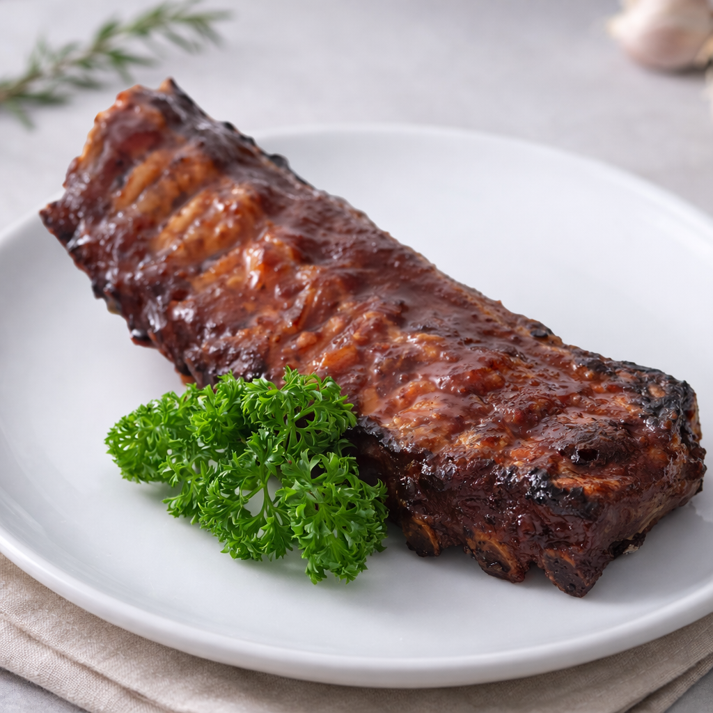 Honey Roasted Pork Loin Rib 蜜汁子弹排骨 